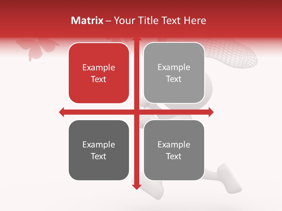 Rare Humorous Flying PowerPoint Template