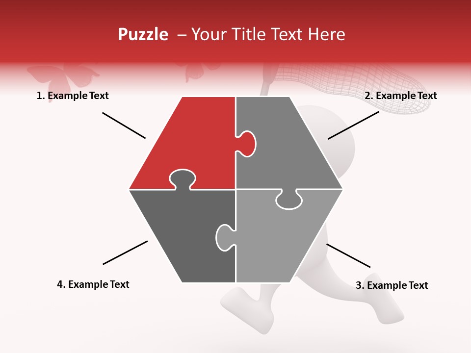 Rare Humorous Flying PowerPoint Template