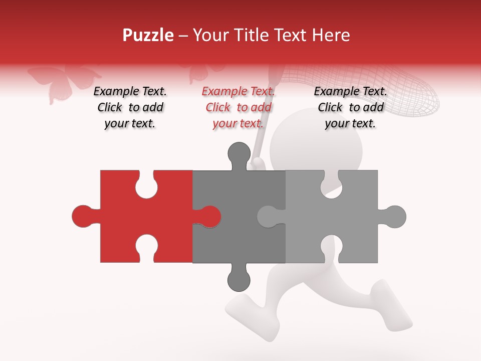 Rare Humorous Flying PowerPoint Template