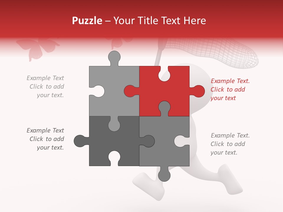 Rare Humorous Flying PowerPoint Template