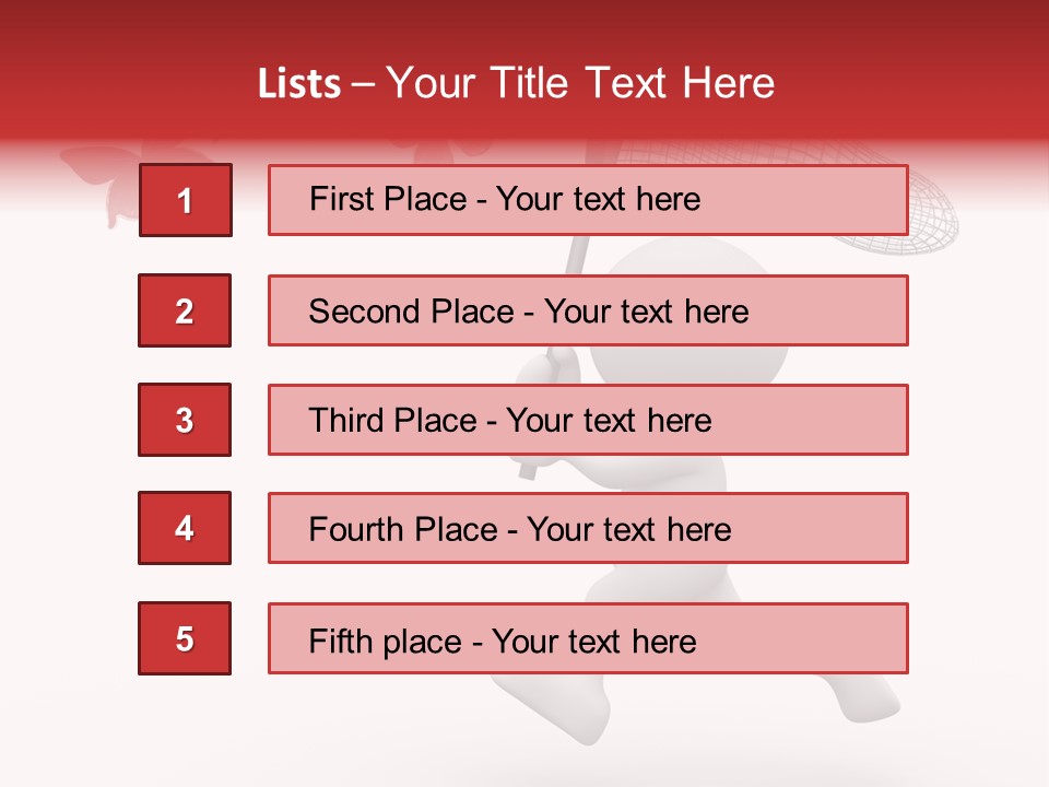 Rare Humorous Flying PowerPoint Template