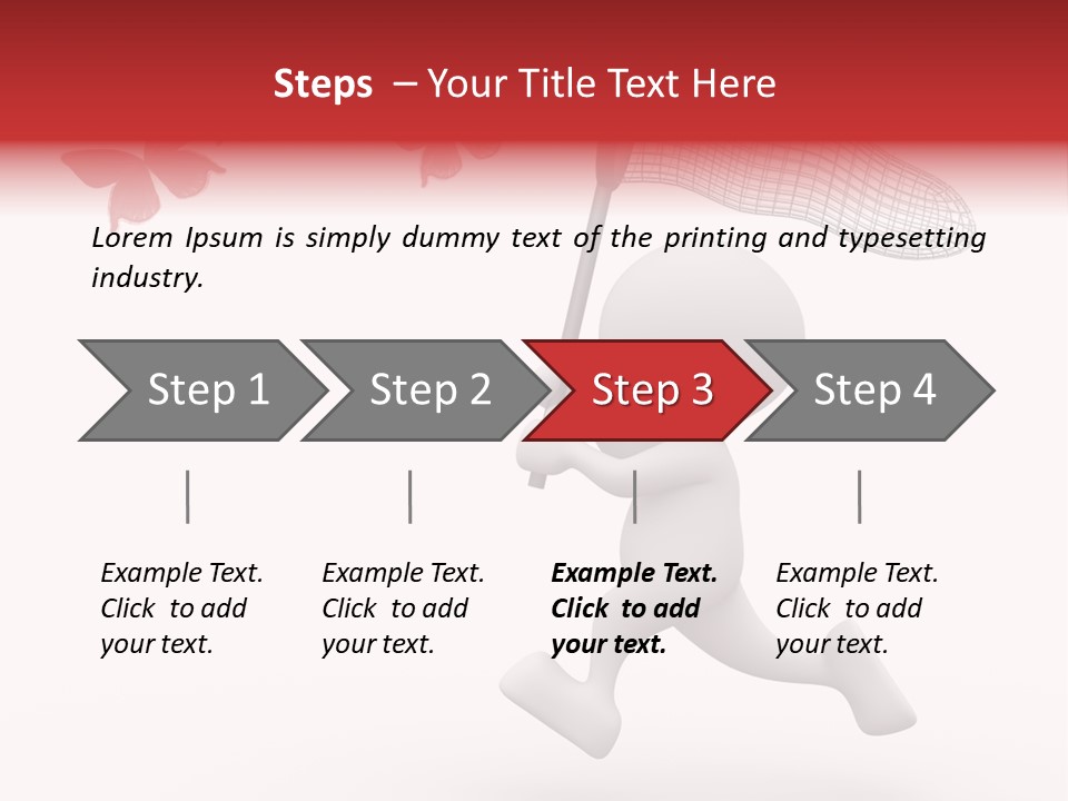 Rare Humorous Flying PowerPoint Template