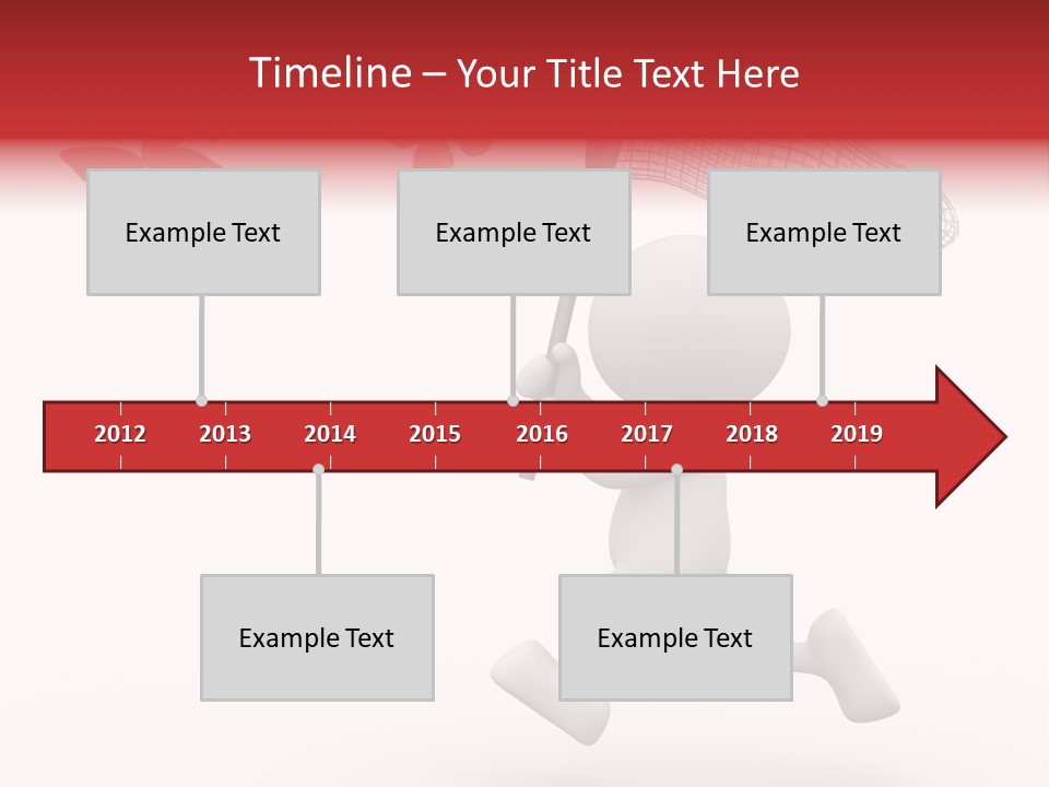 Rare Humorous Flying PowerPoint Template