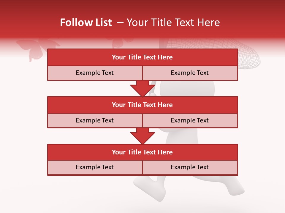 Rare Humorous Flying PowerPoint Template