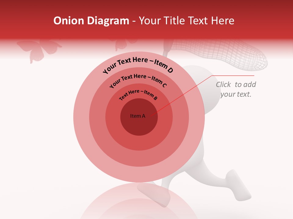 Rare Humorous Flying PowerPoint Template