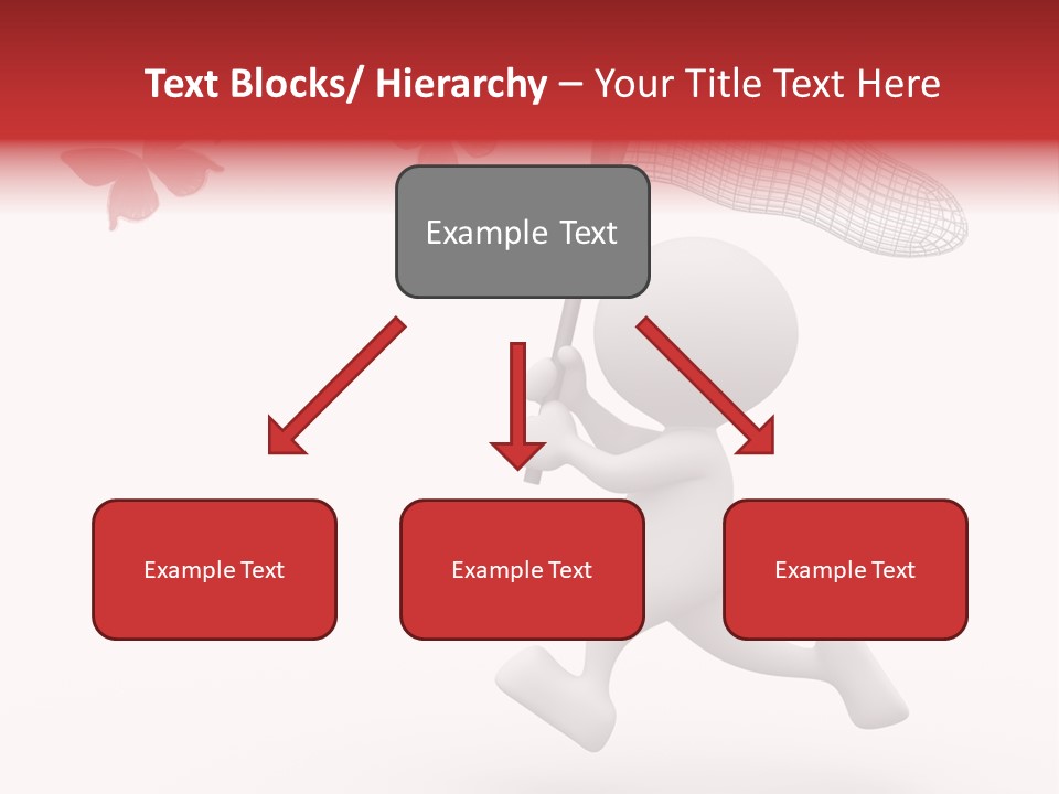 Rare Humorous Flying PowerPoint Template