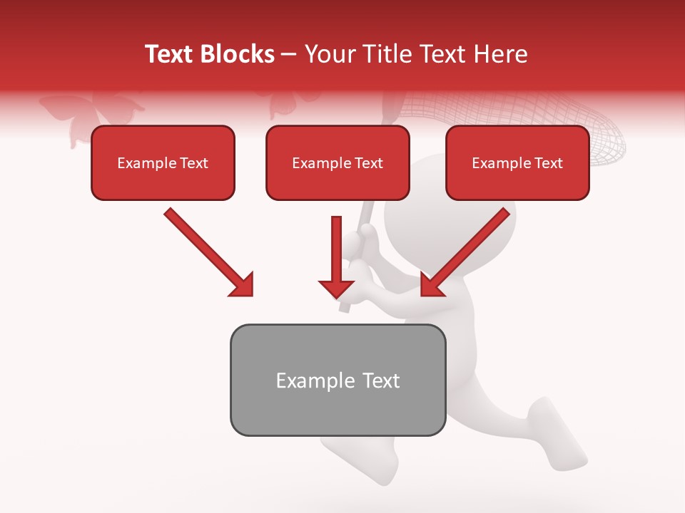 Rare Humorous Flying PowerPoint Template