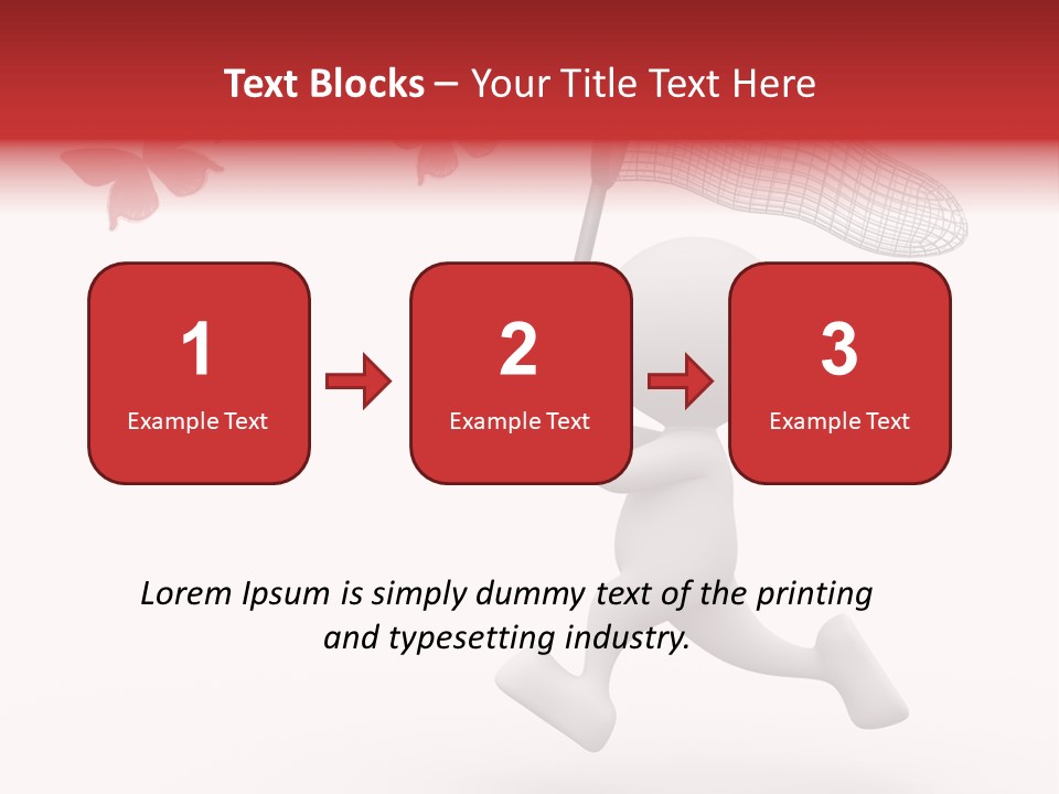 Rare Humorous Flying PowerPoint Template