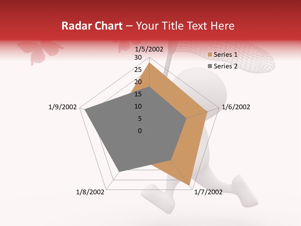 Rare Humorous Flying PowerPoint Template