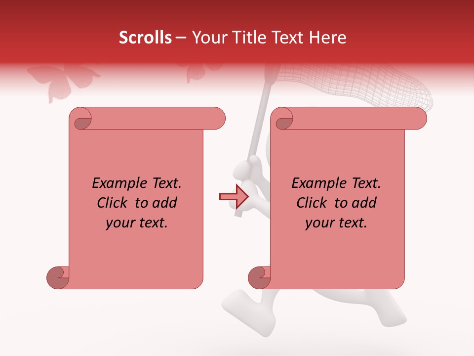 Rare Humorous Flying PowerPoint Template