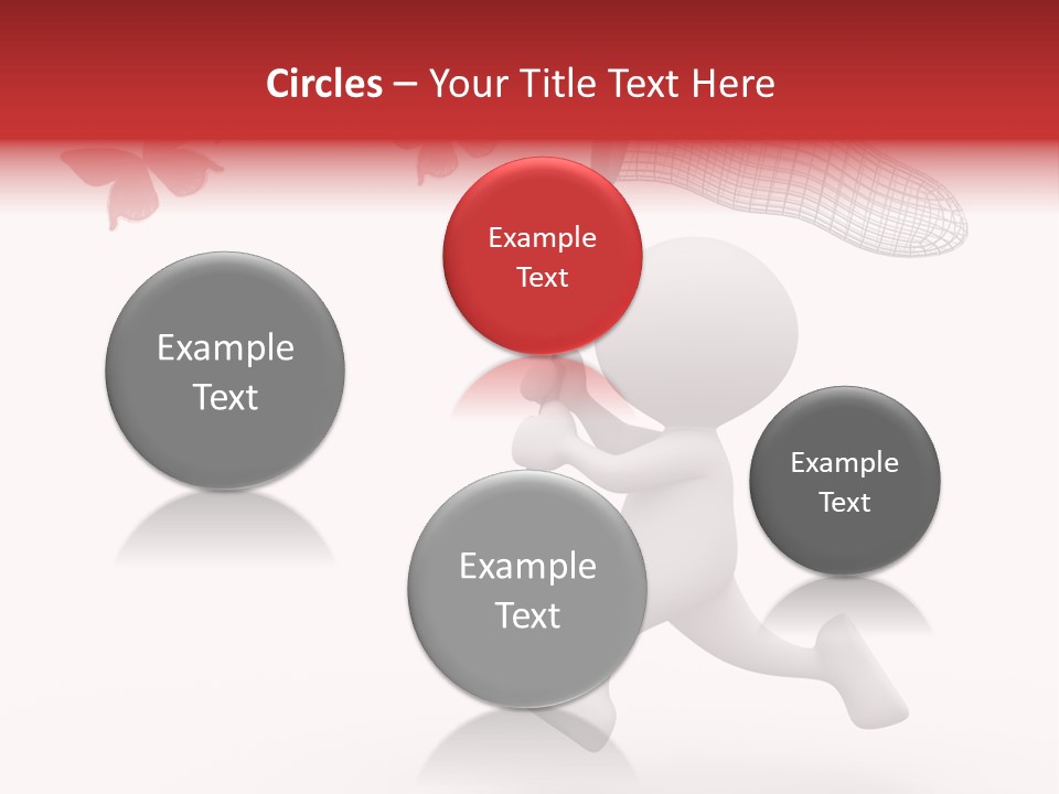 Rare Humorous Flying PowerPoint Template