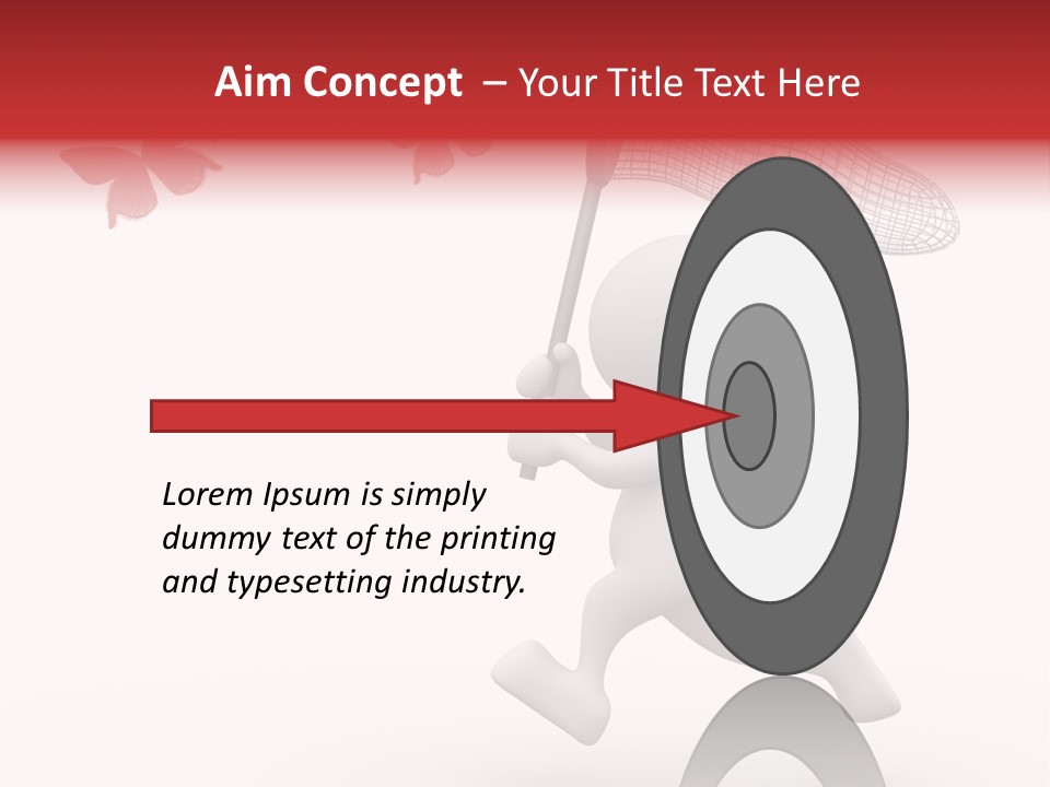 Rare Humorous Flying PowerPoint Template