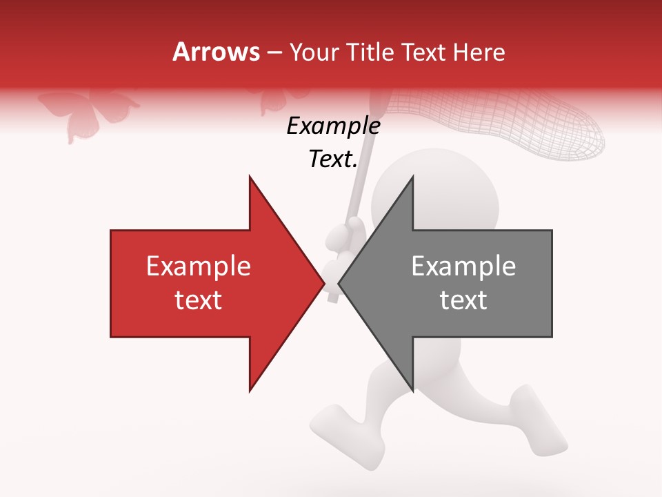 Rare Humorous Flying PowerPoint Template