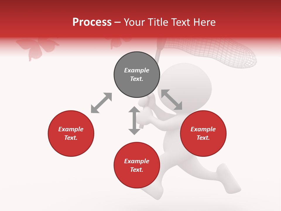 Rare Humorous Flying PowerPoint Template