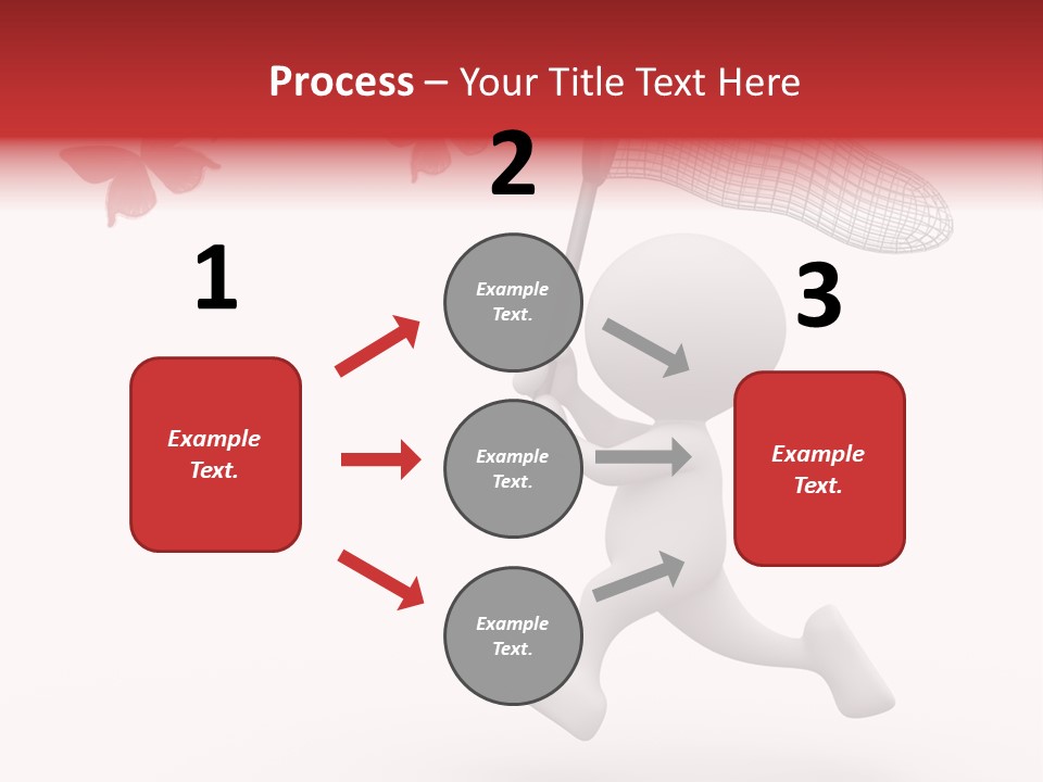 Rare Humorous Flying PowerPoint Template