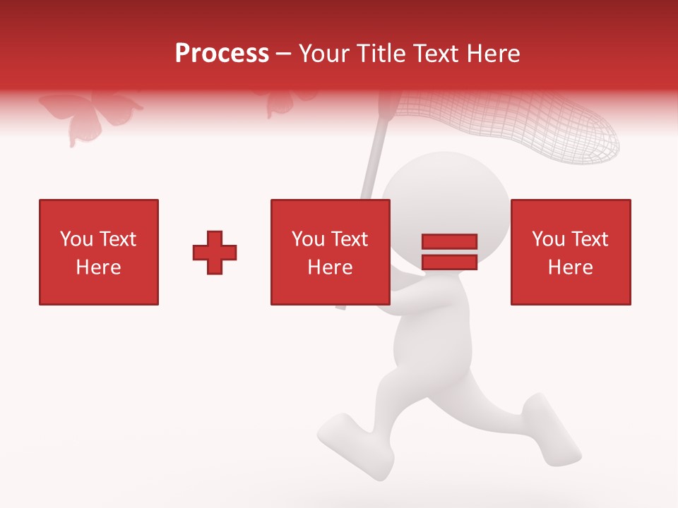 Rare Humorous Flying PowerPoint Template