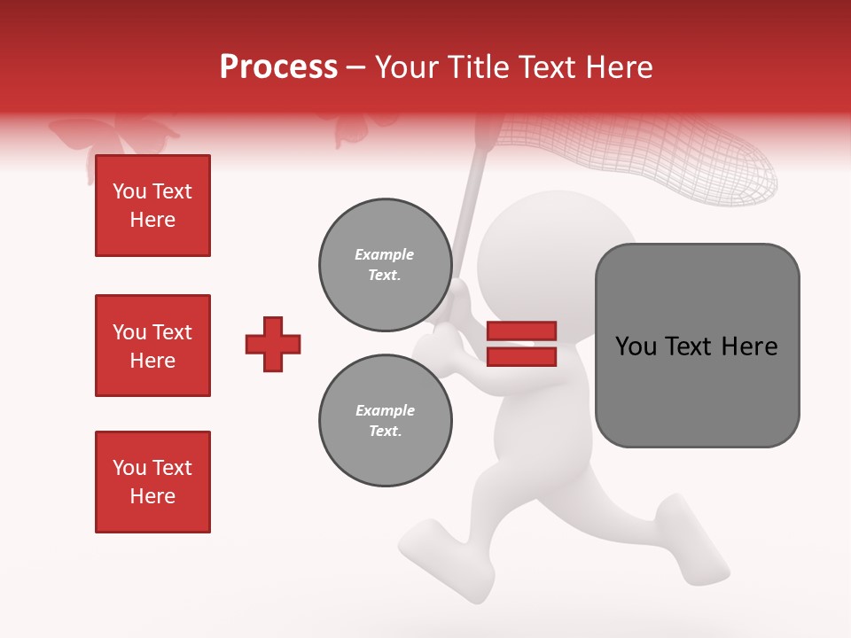 Rare Humorous Flying PowerPoint Template