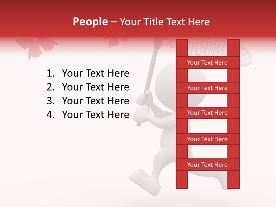 Rare Humorous Flying PowerPoint Template