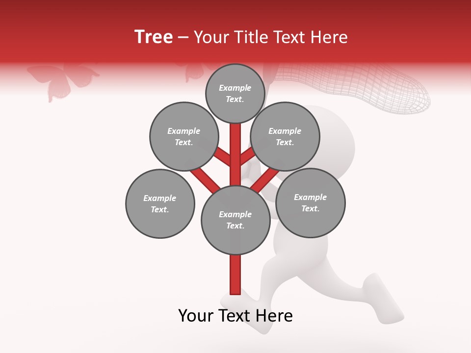 Rare Humorous Flying PowerPoint Template