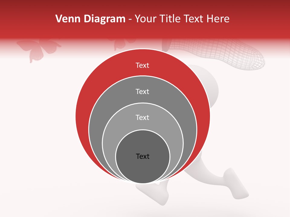 Rare Humorous Flying PowerPoint Template