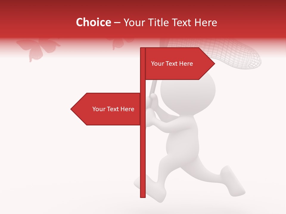 Rare Humorous Flying PowerPoint Template