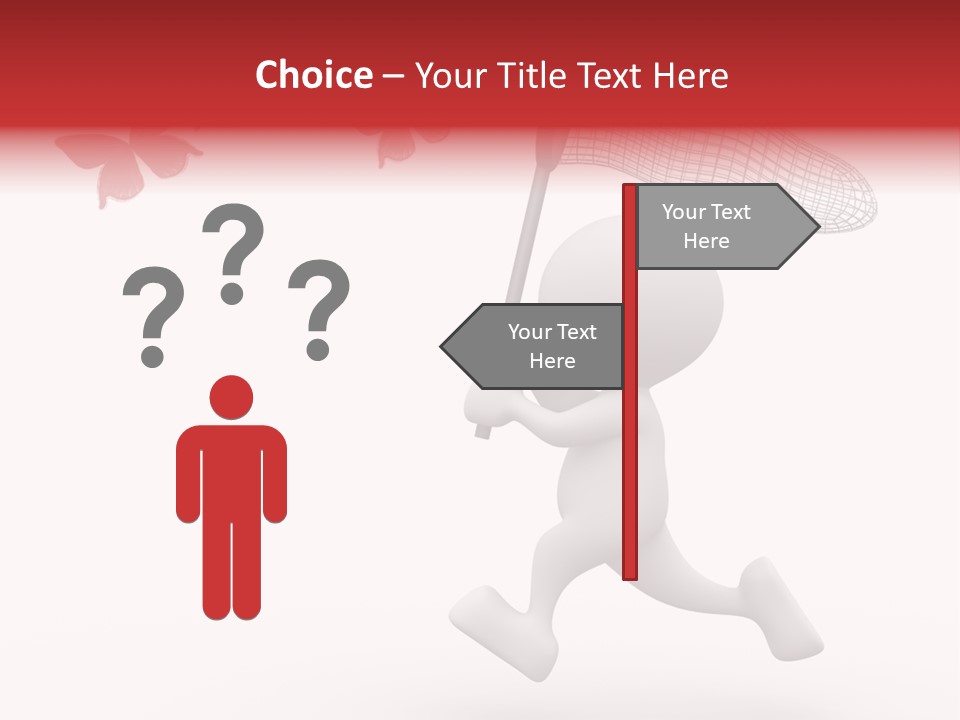 Rare Humorous Flying PowerPoint Template