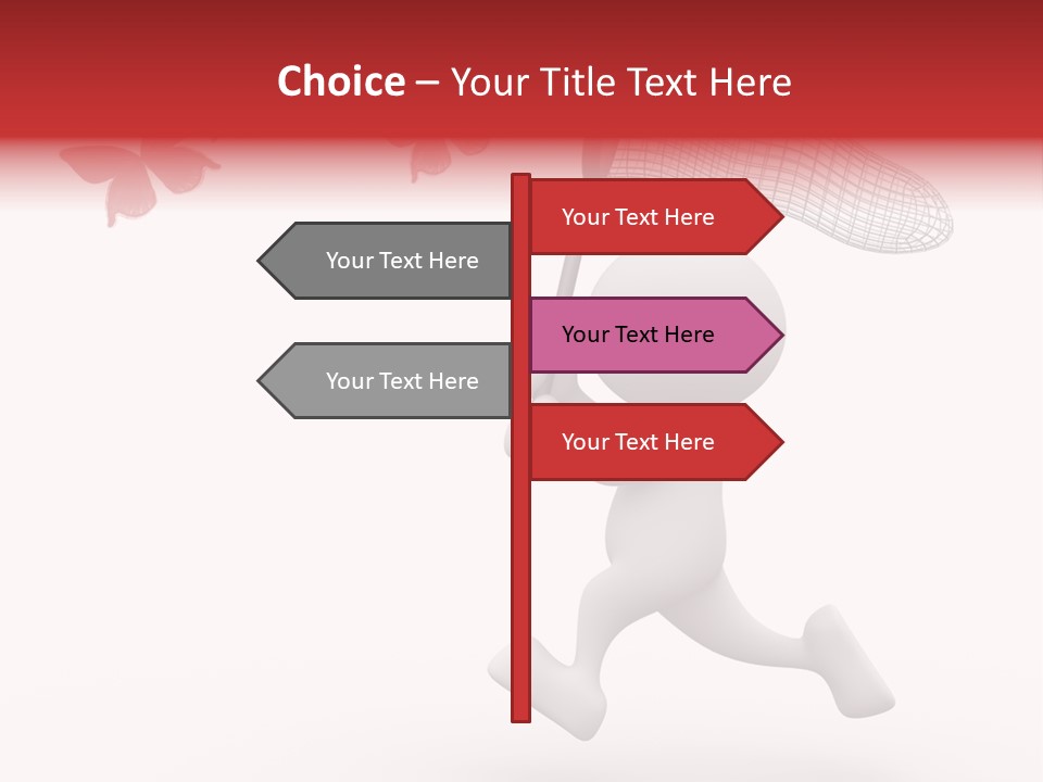 Rare Humorous Flying PowerPoint Template