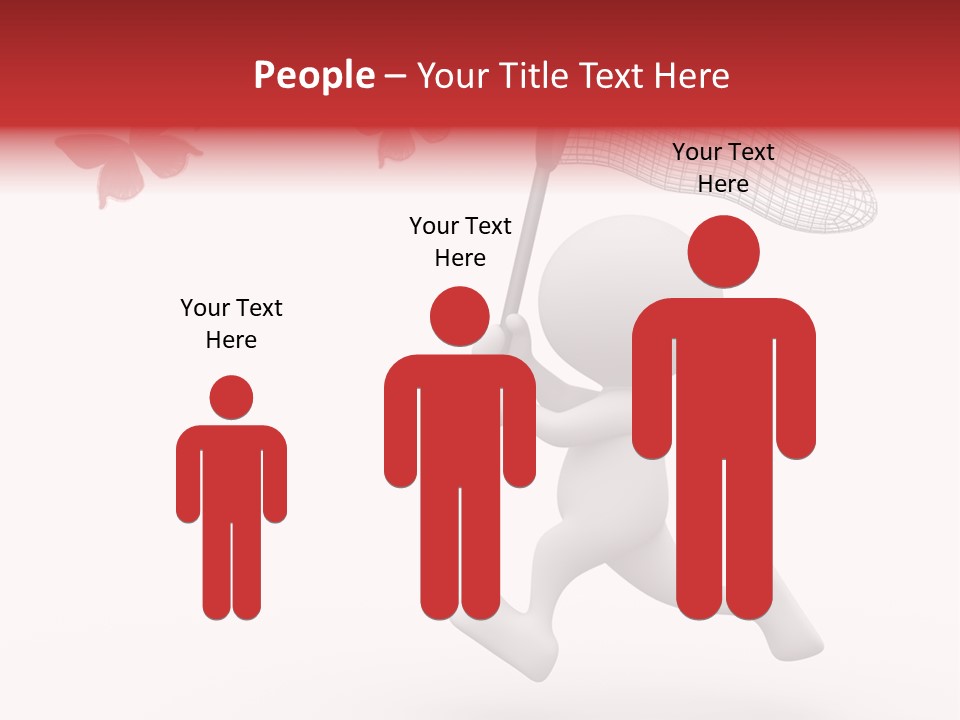 Rare Humorous Flying PowerPoint Template