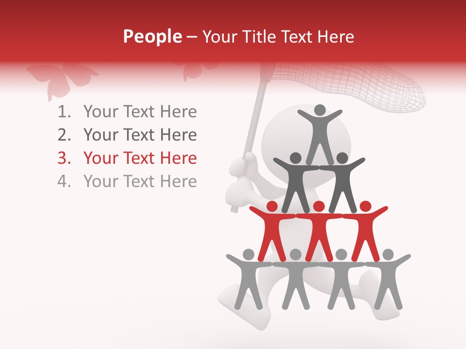 Rare Humorous Flying PowerPoint Template