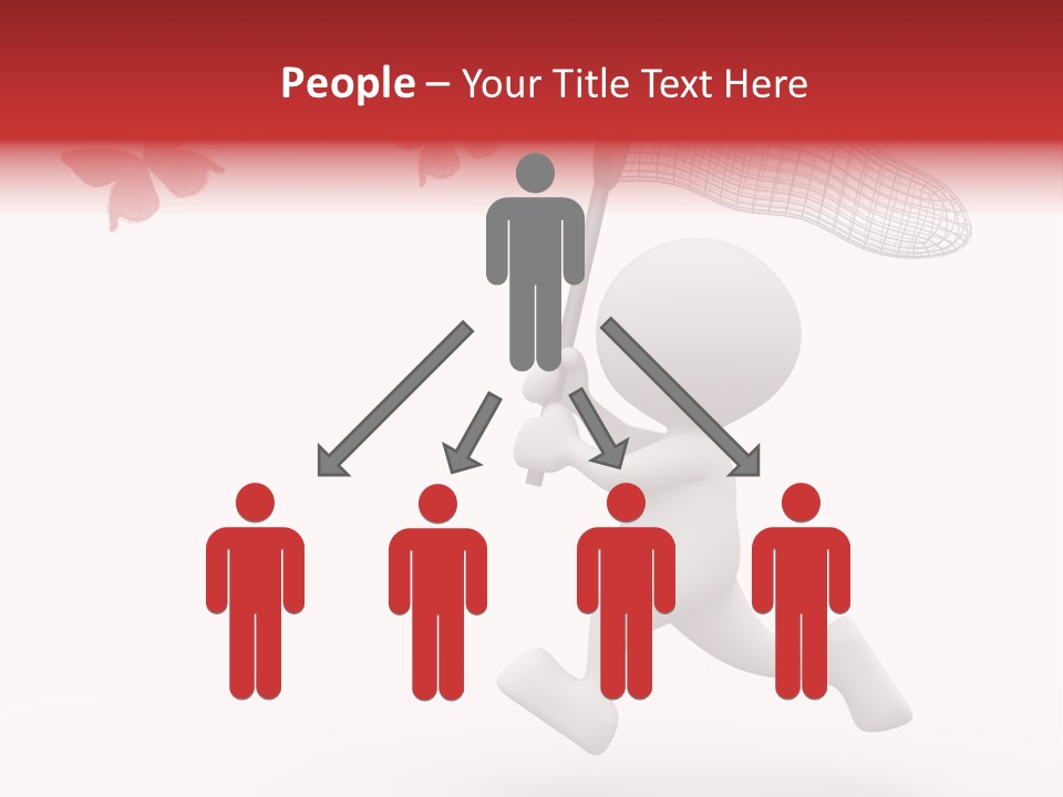 Rare Humorous Flying PowerPoint Template