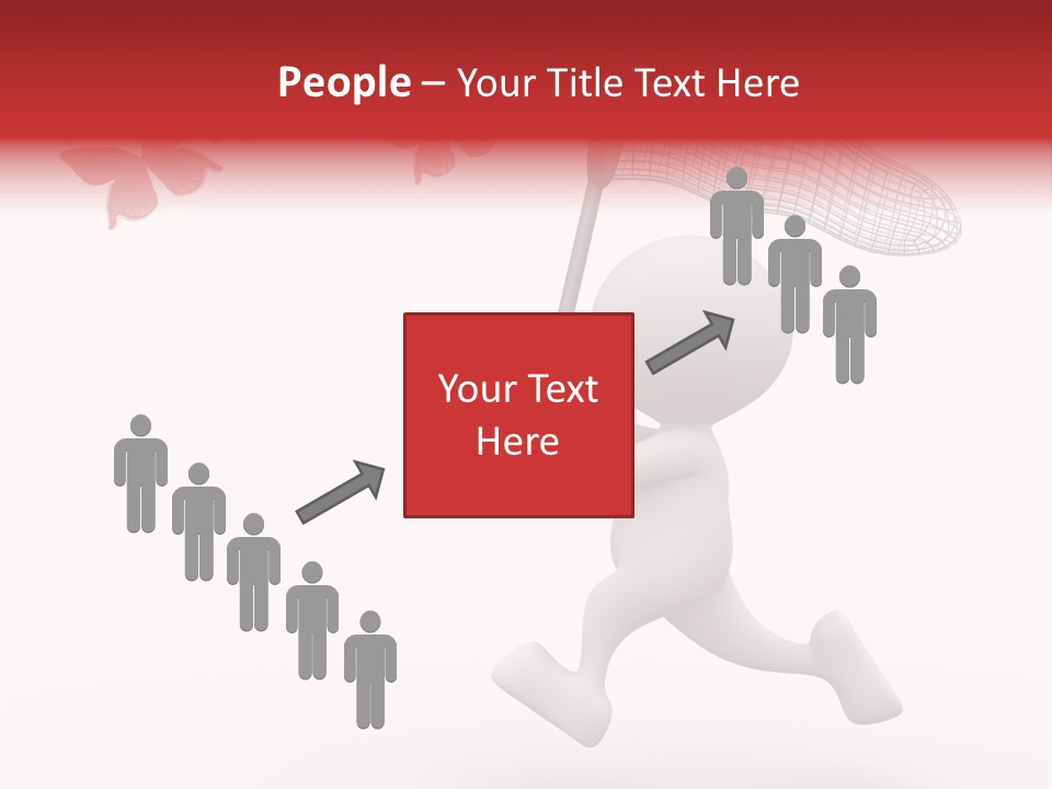 Rare Humorous Flying PowerPoint Template