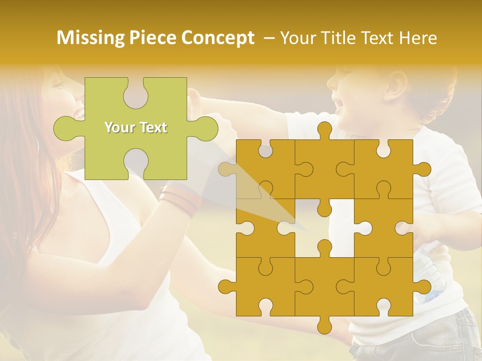 Enjoying Happiness Nature PowerPoint Template