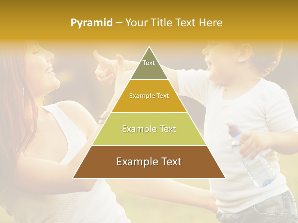 Enjoying Happiness Nature PowerPoint Template