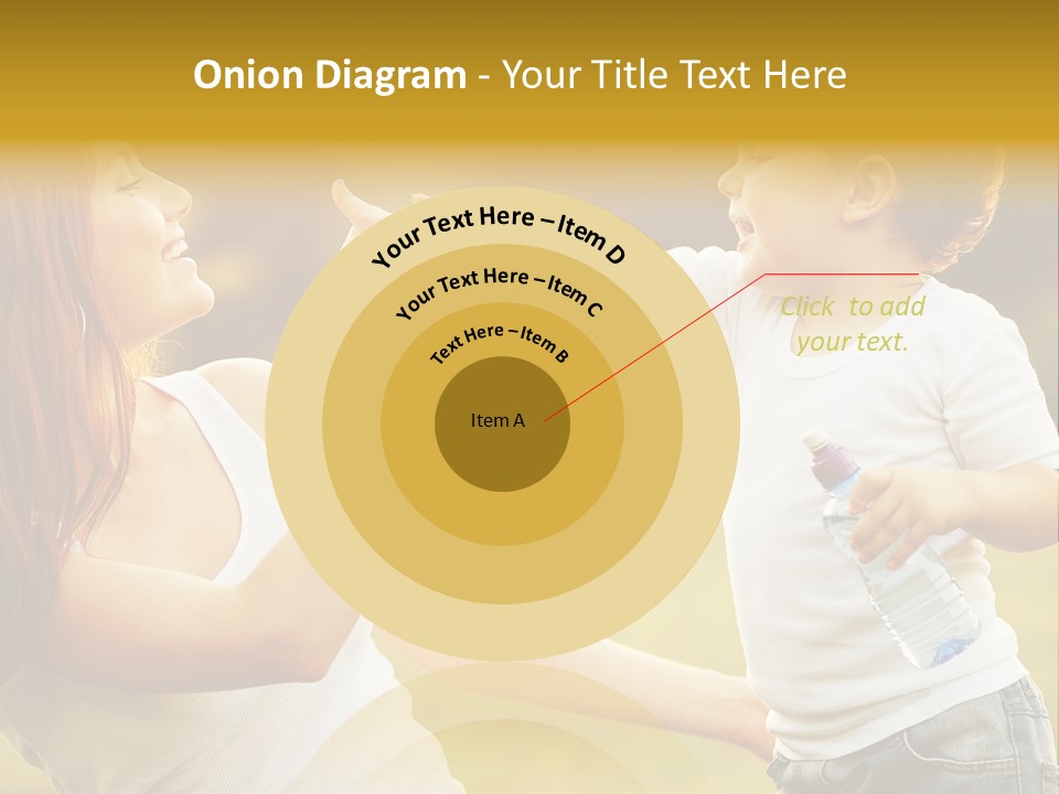 Enjoying Happiness Nature PowerPoint Template