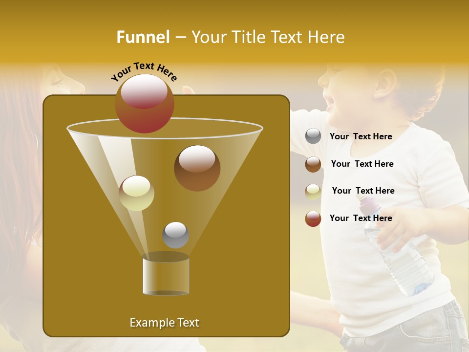Enjoying Happiness Nature PowerPoint Template