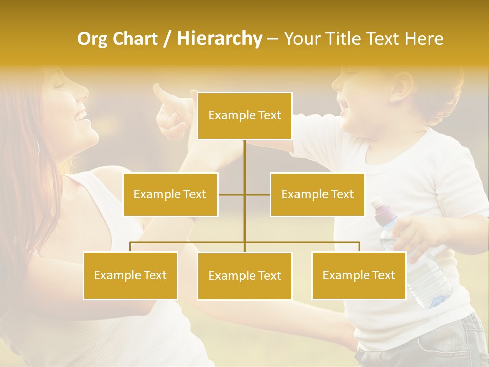 Enjoying Happiness Nature PowerPoint Template