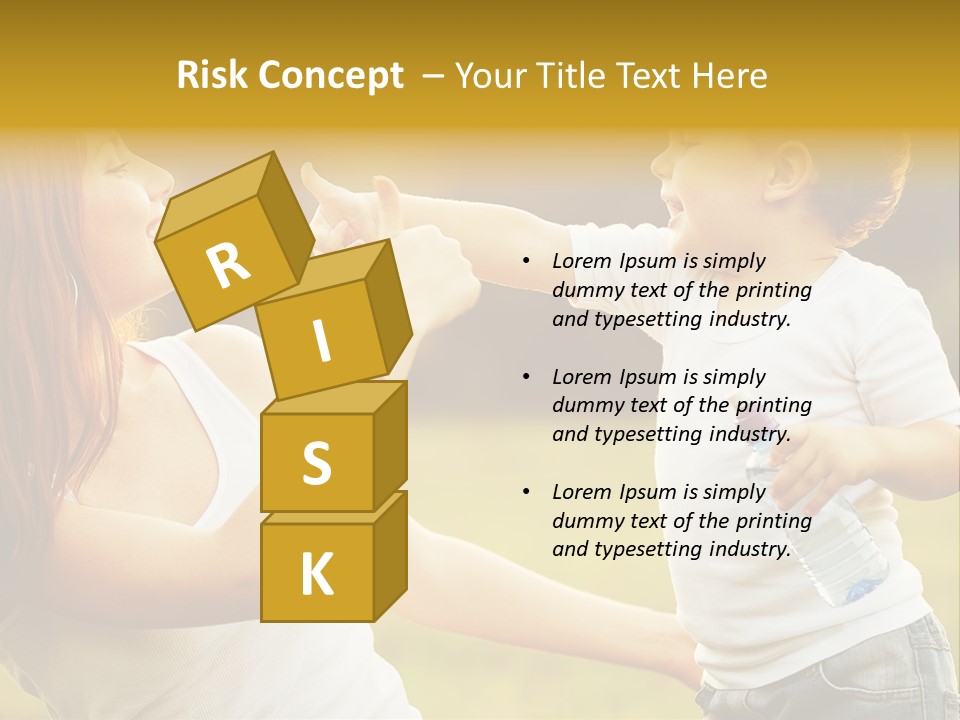 Enjoying Happiness Nature PowerPoint Template