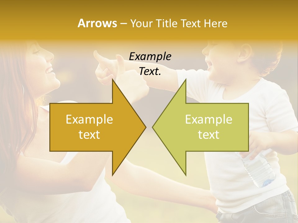 Enjoying Happiness Nature PowerPoint Template