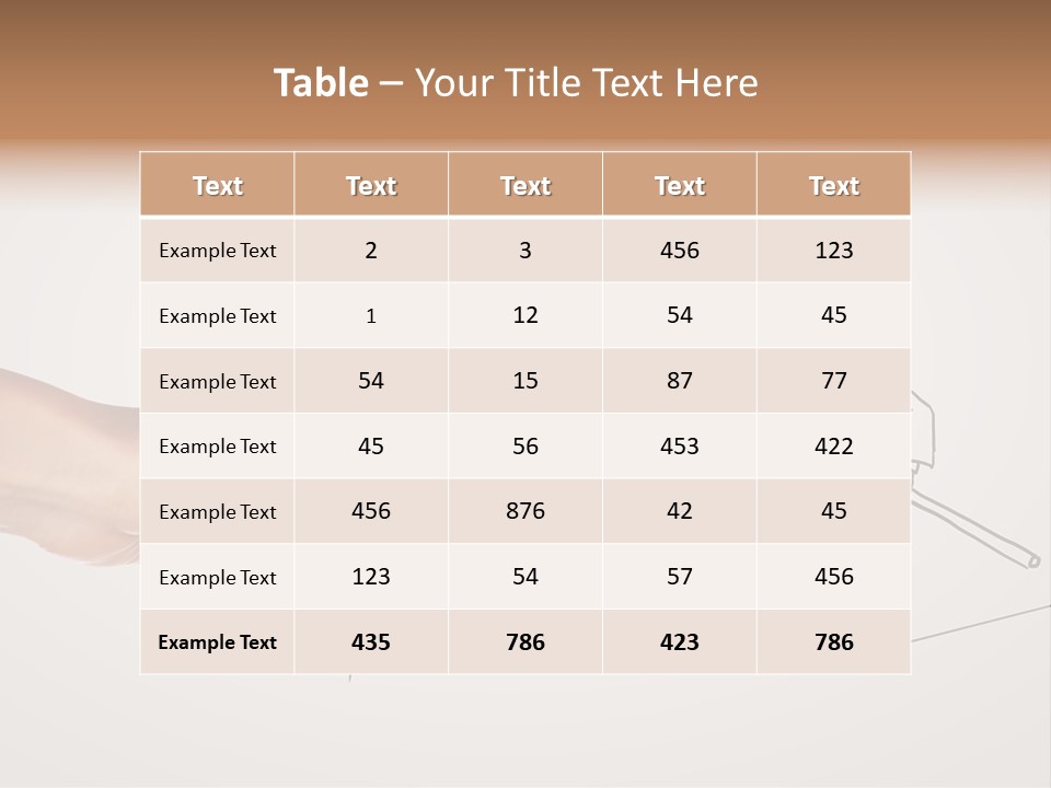 Harmony Occupation Problem PowerPoint Template
