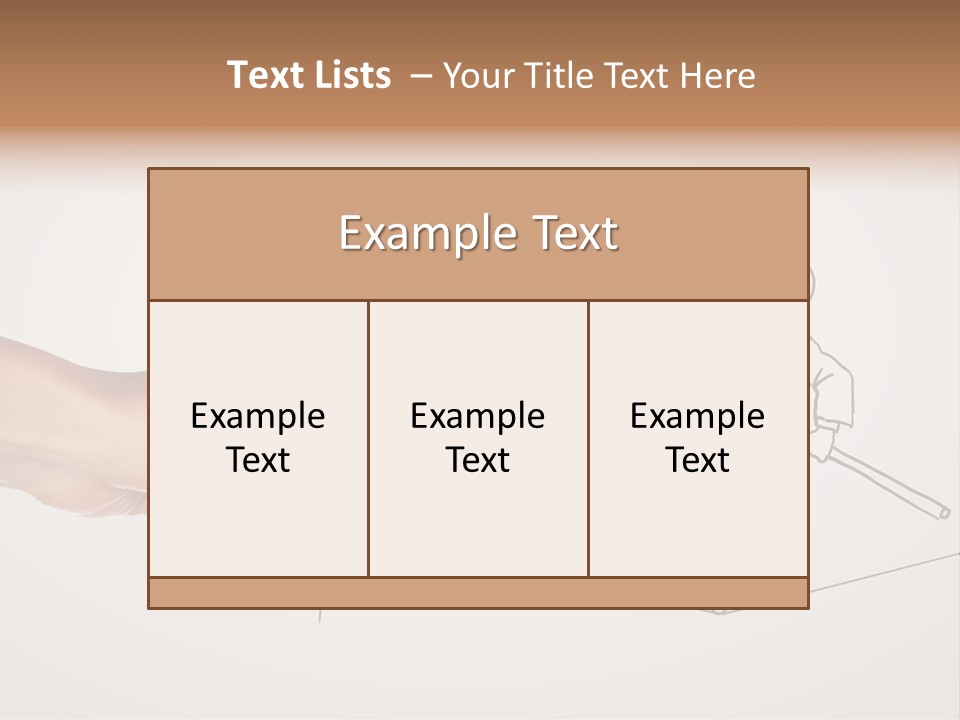 Harmony Occupation Problem PowerPoint Template