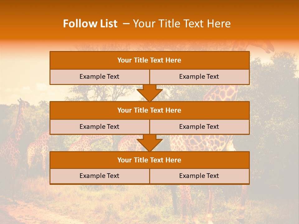 Tourism Grass Kruger PowerPoint Template