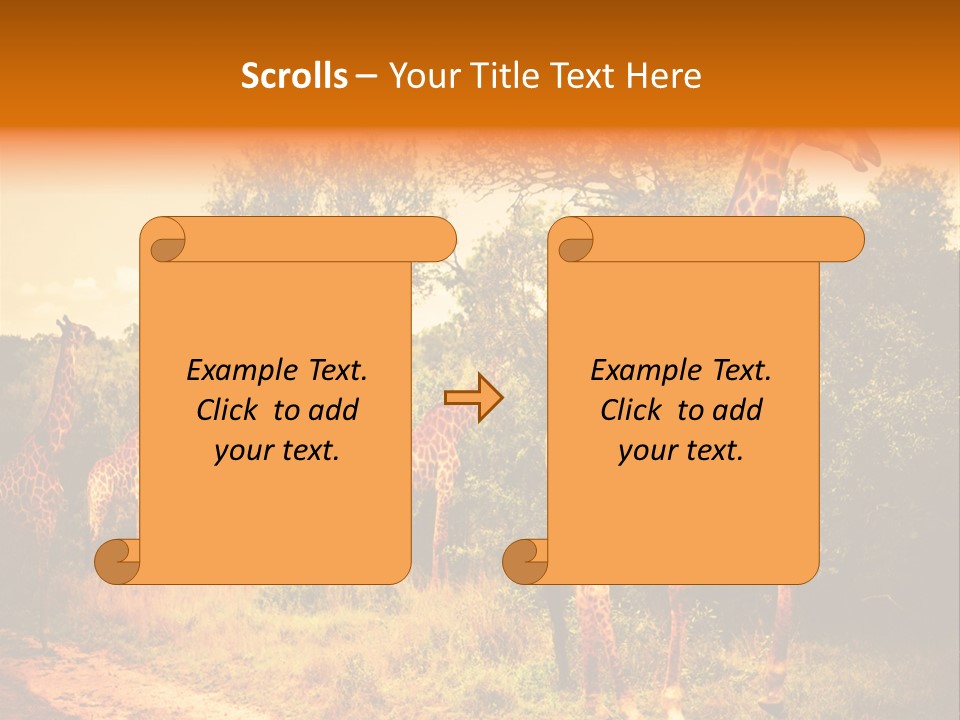 Tourism Grass Kruger PowerPoint Template