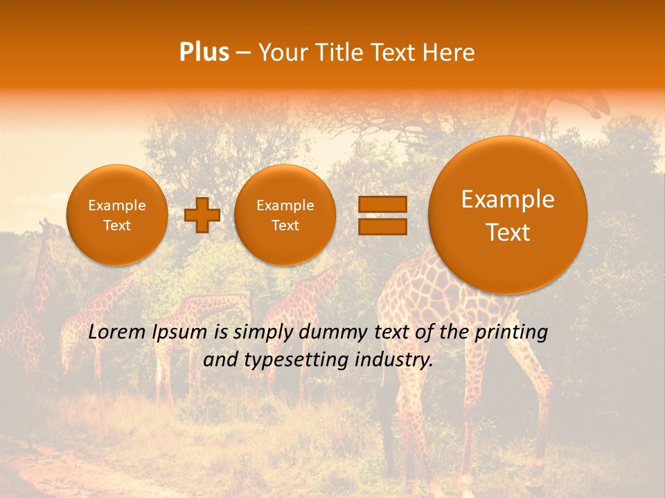 Tourism Grass Kruger PowerPoint Template