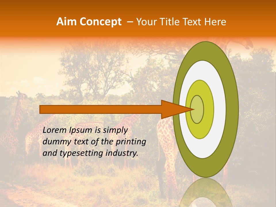 Tourism Grass Kruger PowerPoint Template