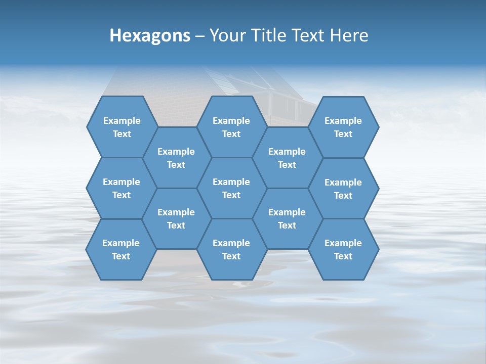 Reflection Development Door PowerPoint Template