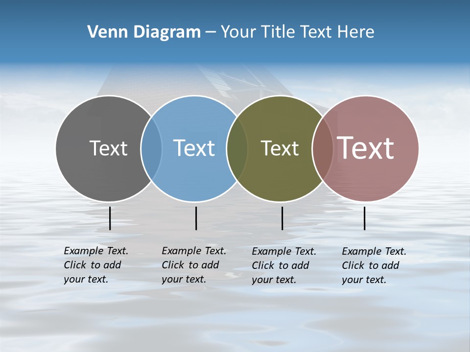 Reflection Development Door PowerPoint Template