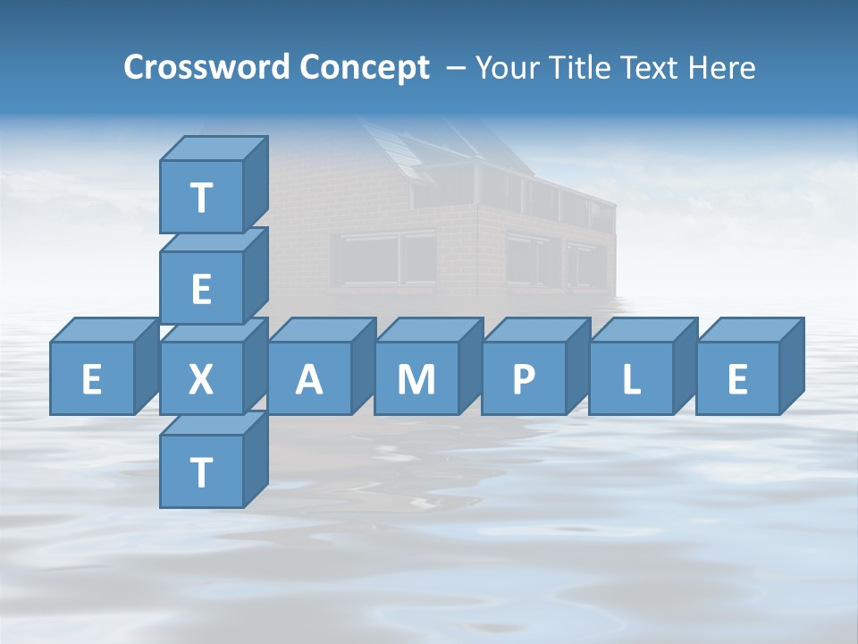 Reflection Development Door PowerPoint Template