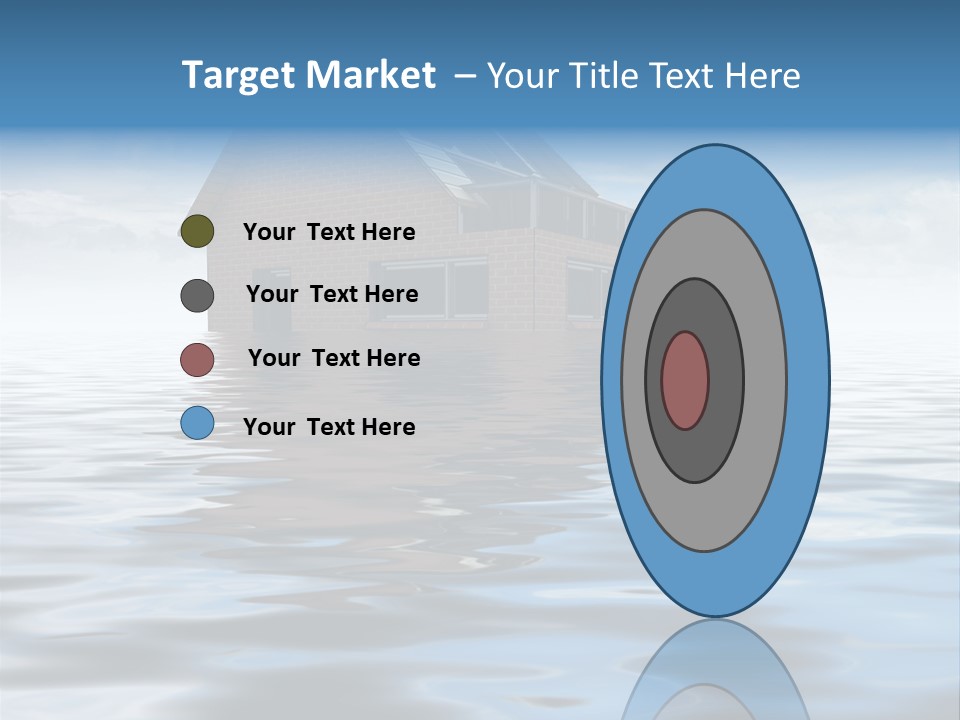 Reflection Development Door PowerPoint Template