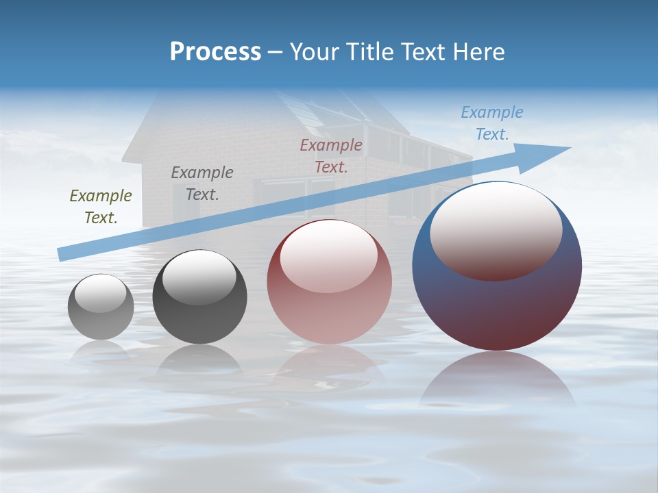 Reflection Development Door PowerPoint Template