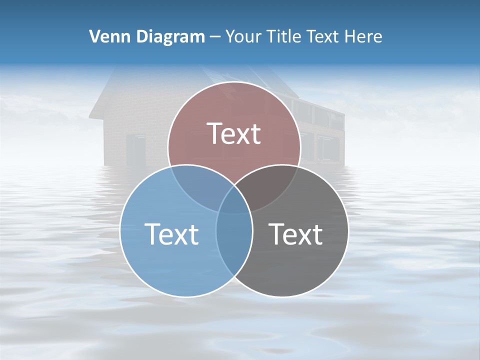 Reflection Development Door PowerPoint Template